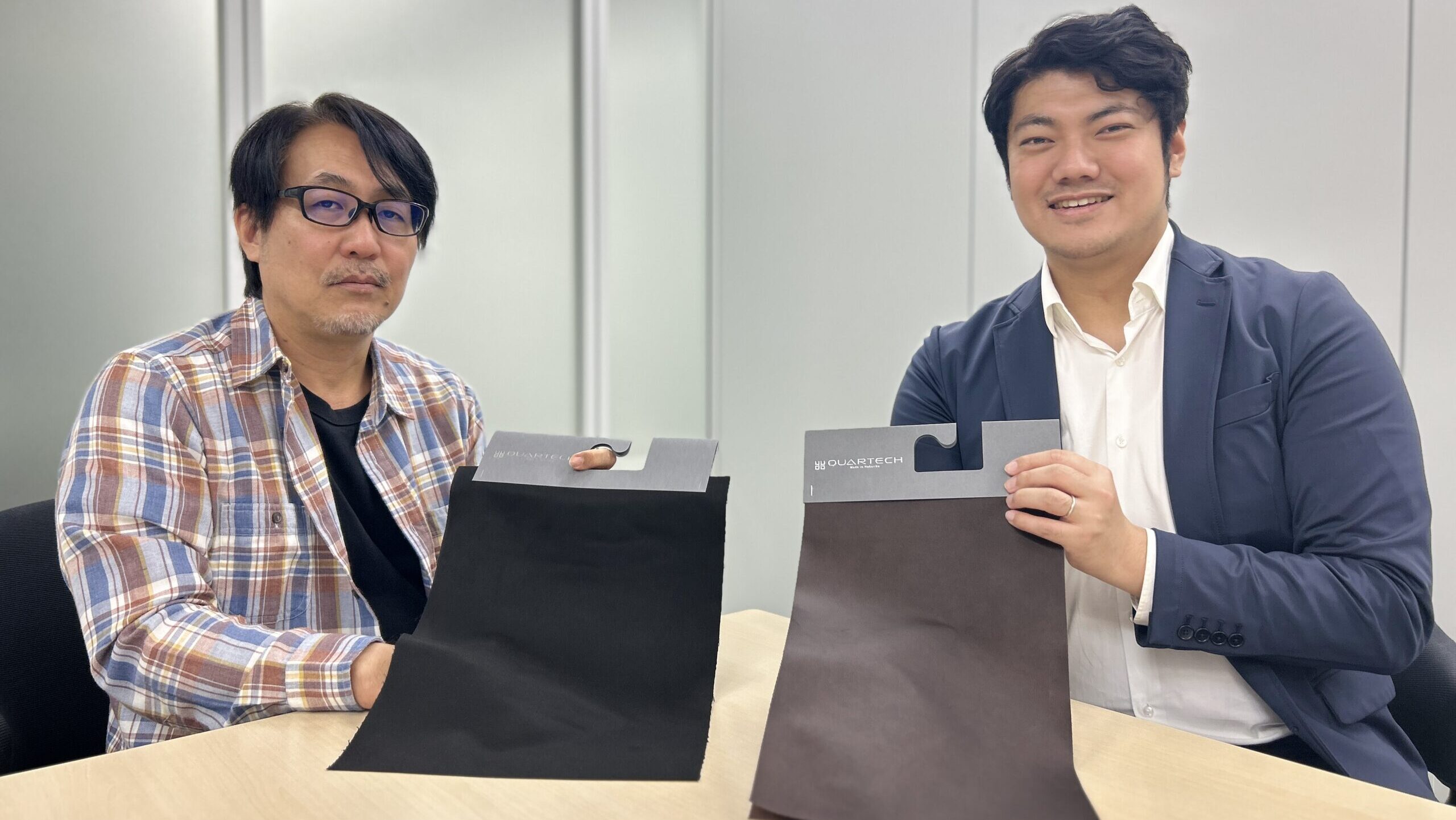 【IR】繊維を用いてまるで本革のような生地を 欧州市場見据え第４の素材を開発